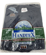 Vintage Handtex Thermal Mens Long Underwear Bottom Blue M USA Made New O... - £17.09 GBP