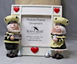 Kurt Adler Hershey&#39;s Milk Chocolate Kisses Picture Frame Collectible 2003 - £11.50 GBP