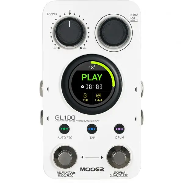 Mooer GL100 Electric Guitar Monoblock Effects Dual Stomp Nails Stereo Ph... - $253.38 CAD