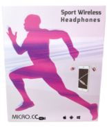 New Micro CC Wireless Bluetooth Sport Noise Cancelling Headphones - Whit... - $17.31 CAD