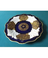 &quot;Weimar&quot; Ernst Leitner Wiesau Porzellan Cobalt/Gold Platter 12.5 In ^^ - $196.33 CAD