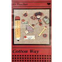 A+ Teacher Gifts PATTERN Pins Doll Magnets Bookmark by Cotton Way - $3.99
