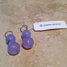 beautiful susan graver dangling pierced earrings - $19.99
