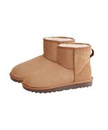 Kirkland Signature Womens Boots Tan Shearling Sock Lining Sheepskin Upper - $83.65 CAD