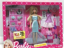 2011 Mattel Barbie Sparkle &amp; Shine Fashions #X3496 New Sealed Box - £27.24 GBP
