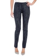 NYDJ Womens Alina Floral Denim Skinny Jeans Size 16 Color Black - £50.51 GBP
