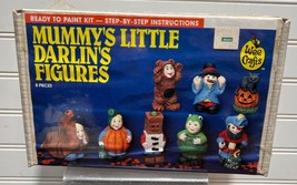 New Sealed Wee Crafts Paint Halloween Mummy&#39;s Little Darlin&#39;s Figures NIB - £31.97 GBP