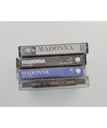Madonna Cassette lot of 4 Madonna Like a Virgin True Blue Vogue Single READ - £27.74 GBP