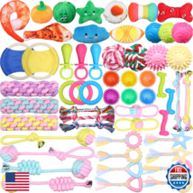 Syhood 60 Pcs Valentine Dog Toys Bulk Squeaky Plush Chew Puppy Teething ... - $77.26