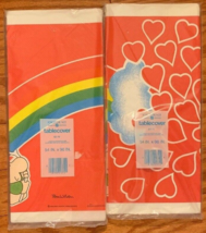 Lot Of 2 Ziggy Rainbow Paper Table Cover American Greetings 1980&#39;s Tom W... - £9.54 GBP