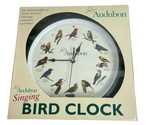 National Audubon Society Vintage Singing Bird Watcher Clock NEW Original... - $34.00