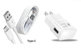 Adaptive Fast Wall Adapter+USB-C For Samsung Galaxy A10e/A20/A30/A40/A50/A70 - £15.65 GBP