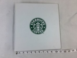 Rare Starbucks Binder Folder Planner 3 Ring Organizer Portfolio - £39.10 GBP