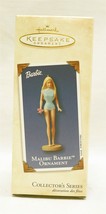 VINTAGE 2003 Hallmark Keepsake Christmas Ornament Barbie 1971 Malibu - £23.60 GBP