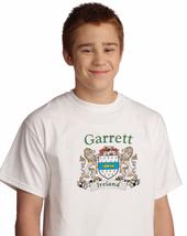 Garrett Irish Coat of arms tee Shirt in White - $15.63+