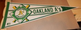 Oakland A&#39;s Athletics Vintage Baseball Pennant Banner Wincraft 30&quot; x 12&quot; 130Z - £15.49 GBP