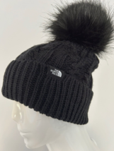 The North Face Girl&#39;s (Women) Oh Mega Fur Pom B EAN Ie Tnf Black One Size - $34.62