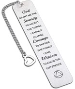 Sobriety Gifts for Women Men Serenity Prayer Gifts Sobriety Recovery AA ... - $23.50