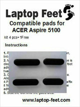 Laptop Rubber feet for ACER ASPIRE 5100 Compatible kit (4 pcs self adh. ... - $12.00