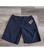 NEW Mountain Hardwear Dynama/2 Bermuda Women Shorts Large Blue Nylon Str... - $38.69