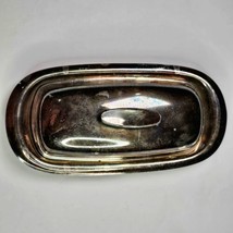 Vintage W&amp;S Blackinton Butter Dish Silverplate Metal Mid Century Modern ... - £23.59 GBP