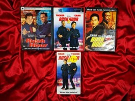 Rush Hour 1 2 3 Kung Fu Action Comedy Lot Vhs &amp; Dv Ds Trilogy Vtg 90s Y2K Read - £21.33 GBP
