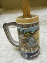 Miller Beer Stein Mug Great American Achievements The First River Steamer 1807 - £7.87 GBP