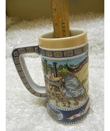 Miller Beer Stein Mug Great American Achievements The First River Steame... - £7.78 GBP