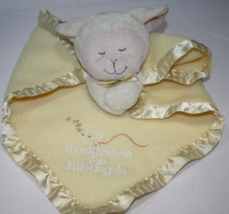 Kids II Thank Heaven Angels Yellow Lamb Sheep 12&quot; Security Blanket Lovey 2003 - £13.72 GBP