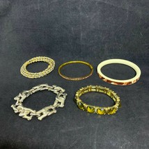 Lot of 5 Vintage Miscellaneous Bracelets (2358) - $12.00