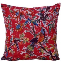 Handmade Kantha Pillow Covers Kantha Cushion Cover Pillow Shams Pillow Cases - £12.81 GBP