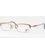 AMA 25007 003 Rust /Silver UNIQUE RARE EYEGLASSES MEMORY-FLEX FRAME 49-1... - $122.11 CAD