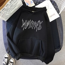 Hoodie loose streetwear gothic punk print sweatshirt hoodie sweatshirt oversized hoodie thumb200