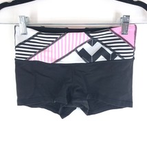 Lululemon Womens Boogie Shorts Striped Geometric Black White Pink 4 - $24.08