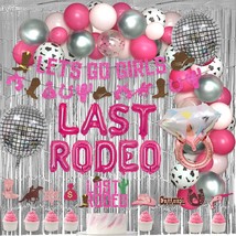 Last Rodeo Bachelorette Party Decorations, Nashville Cowgirl Western Bachelorett - £30.61 GBP