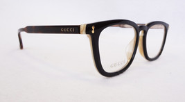 GUCCI Frame Glasses GG0126OA 004 Black/Avana Acetate 150 MADE IN ITALY -... - $125.00