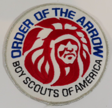 VTG Order Of The Arrow Boy Scout Patch Badge 6&quot; Indian Never Used - £14.29 GBP