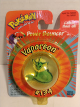 Hasbro Pokemon Power Bouncer Ball Vaporeon #134 Sealed Vintage 1998 New In Box - £33.30 GBP