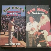 Bob Hope Christmas 2 VHS Bundle Christmas with the Troops &amp; A Bob Hope Christmas - £12.56 GBP