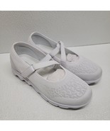 Propet Shoes Womens 8.5 TravelActiv Mary Janes White Hook &amp; Loop Comfort - $29.60