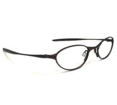 Vintage Oakley Eyeglasses Frames O1 11-603 Red Matte Burgundy Oval 48-19-130 - £51.29 GBP