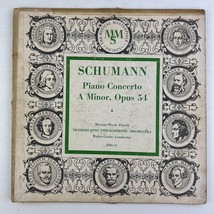 Schumann Concerto Piano &amp; Orchestra In A Minor Opus 54 Vinyl Record 10&quot; MMS-43 - £7.11 GBP