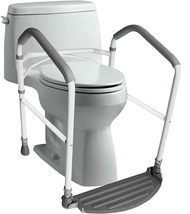 Toilet Safety Frame &amp; Rails for Seniors - Foldable Heavy-Duty 300 LBS To... - $113.79