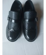 Mario Lopez Boys Dress Shoes  Slip On Size 4  Formal Black - €16,94 EUR