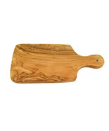 27 cm Breakfast Olive Wood Breakfast Cutting Board with Handle - Made in... - £19.48 GBP