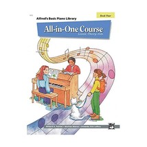 Alfred&#39;s Basic  Piano Library All-in-One Course: Book 4 Amanda Vick Lethco - £7.73 GBP