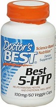 Doctor&#39;s Best, Best 5-HTP, 100 mg, 60 Veggie Caps - £12.89 GBP