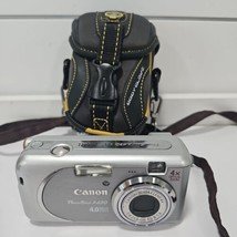 Canon PowerShot A430 4.0mp Digital Camera Silver 4x Optical Zoom W Case ... - £39.41 GBP