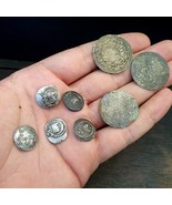 8 piezas. monedas de plata islámicas medievales himyar dirham, abasí, re... - $616.32 CAD