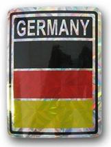 Germany German Country Flag Reflective Decal Bumper Sticker - £2.26 GBP